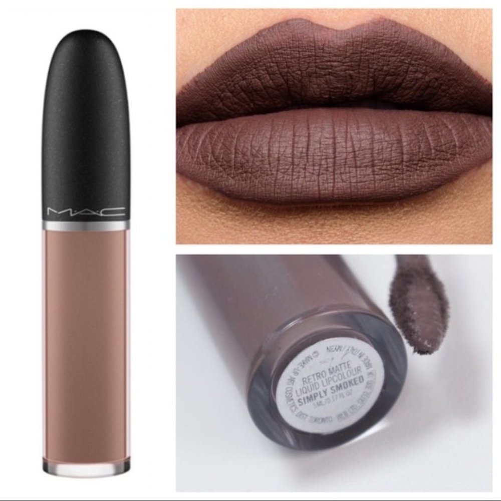 Last One! NIB MAC "SIMPLY SMOKED" Liquid lipstick - Picture 2 of 10